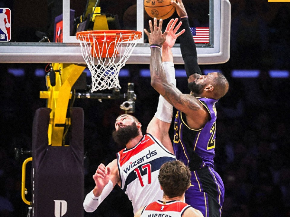 猛龙险胜湖人，易建联点燃赛场