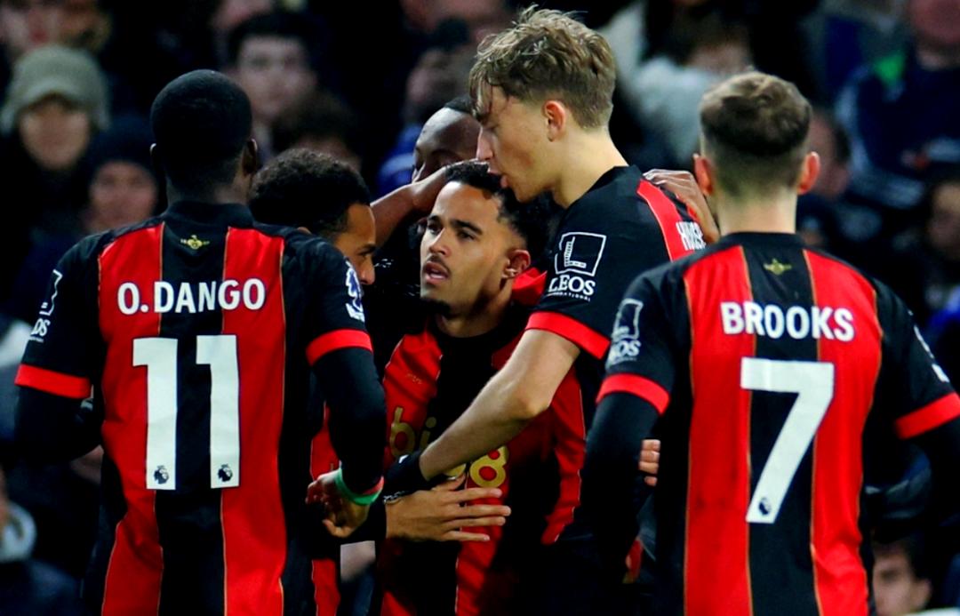 伯恩茅斯与切尔西苦战，双方战罢平局！